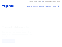 Tablet Screenshot of genae.com